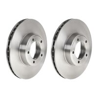 2 brake discs ventilated Ø 284 mm 24.2 mm BREMBO...