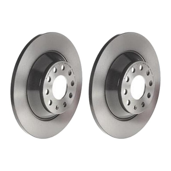 2 brake discs full Ø 302 mm 12 mm coated BREMBO for AUDI A6 and others