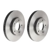 2 Bremsscheiben innenbelüftet Ø 278 mm 25 mm...
