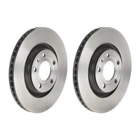 2 brake discs ventilated Ø 300 mm 22 mm coated...