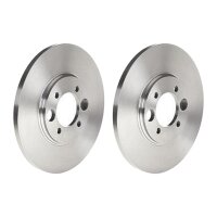 2 brake discs full Ø 264 mm 12.7 mm BREMBO for...