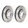 2 brake discs ventilated Ø 305 mm 28 mm BREMBO for JAGUAR XJ and others