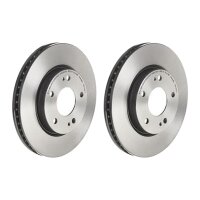 2 brake discs ventilated Ø 276 mm 26 mm BREMBO for...