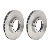 2 Bremsscheiben innenbelüftet Ø 276 mm 24 mm...
