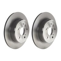 2 brake discs full Ø 288 mm 10 mm coated BREMBO...