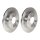 2 brake discs full Ø 234 mm 10 mm BREMBO for HYUNDAI i10 and others