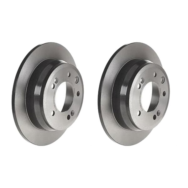 2 brake discs full Ø 262 mm 10 mm coated BREMBO for KIA CEED and others