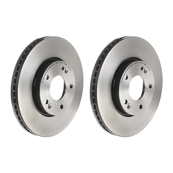 2 brake discs ventilated Ø 280 mm 26 mm BREMBO for KIA CARENS and others