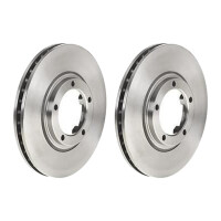 2 brake discs ventilated Ø 254 mm 24 mm BREMBO for...