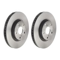 2 brake discs ventilated Ø 295 mm 26 mm BREMBO for...