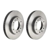 2 brake discs ventilated Ø 300 mm 28 mm coated...