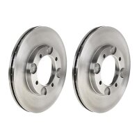 2 Bremsscheiben innenbelüftet Ø 242 mm 19 mm...