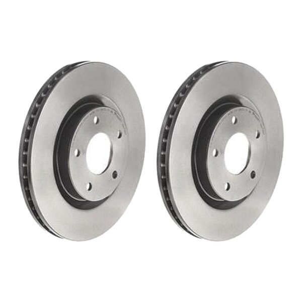 2 brake discs ventilated Ø 296 mm 26 mm BREMBO for NISSAN QASHQAI and others