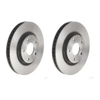 2 brake discs ventilated Ø 296 mm 26 mm BREMBO for...