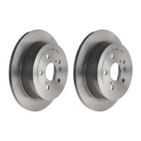 2 brake discs full Ø 291 mm 12 mm coated BREMBO...