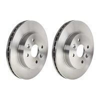 2 brake discs ventilated Ø 254 mm 24 mm BREMBO for...