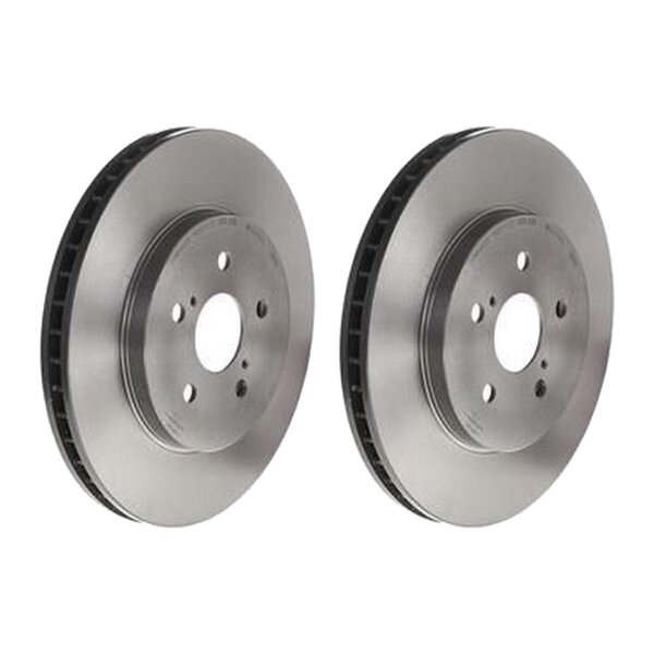 2 brake discs internally ventilated Ø 319 mm 28 mm coated BREMBO for LEXUS RX