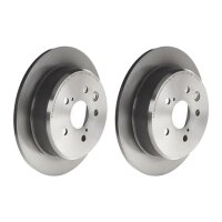 2 brake discs full Ø 291 mm 10 mm coated BREMBO...