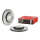 Front brake disc 326mm BREMBO for IMPREZA sedan