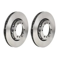 2 brake discs ventilated Ø 276 mm 24 mm BREMBO for...