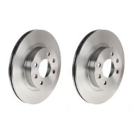 2 brake discs ventilated Ø 252 mm 18 mm BREMBO for...