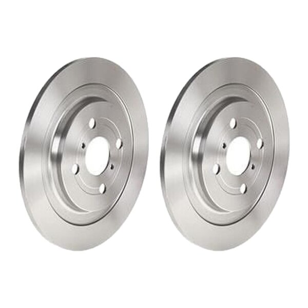 2 brake discs full Ø 278 mm 9 mm BREMBO for TOYOTA YARIS and others