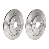 2 brake discs full Ø 278 mm 9 mm BREMBO for TOYOTA...
