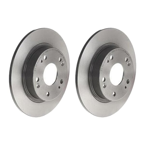 2 Bremsscheiben voll Ø 260 mm 9 mm beschichtet BREMBO für u.a. HONDA CIVIC