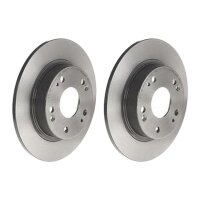 2 Bremsscheiben voll Ø 260 mm 9 mm beschichtet...