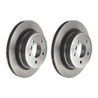 2 brake discs ventilated Ø 300 mm 20 mm coated...