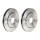 2 brake discs ventilated Ø 296 mm 28 mm BREMBO for NISSAN NAVARA and others
