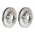 2 brake discs ventilated Ø 302 mm 28 mm BREMBO for RENAULT MASTER and others