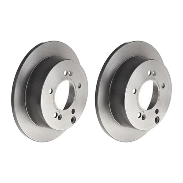 2 brake discs full Ø 262 mm 10 mm coated BREMBO for HYUNDAI TUCSON and others