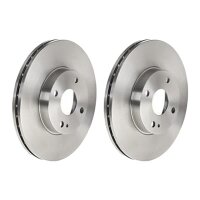 2 brake discs ventilated Ø 257 mm 22 mm BREMBO for...