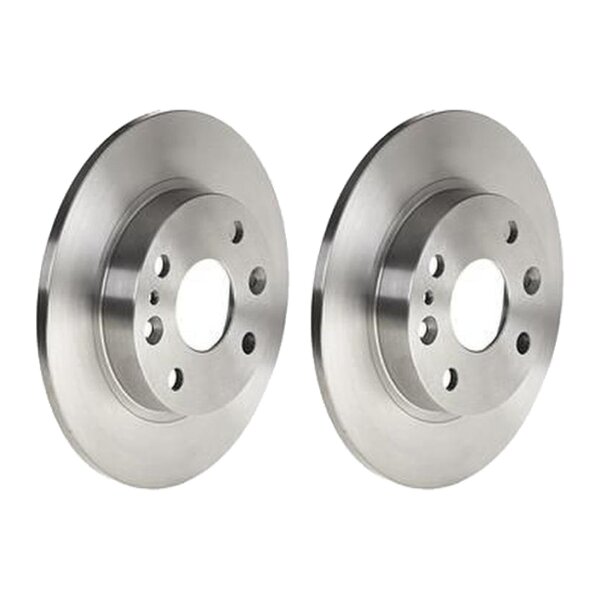 2 brake discs full Ø 231 mm 9 mm BREMBO suitable for e.g. MAZDA 323