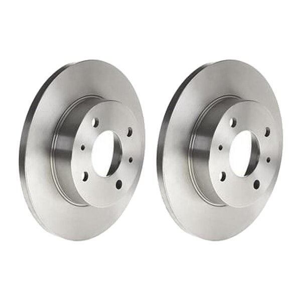 2 brake discs full Ø 240 mm 12 mm BREMBO for NISSAN SUNNY and others