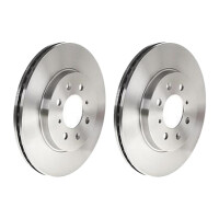 2 brake discs ventilated Ø 258 mm 21 mm BREMBO for...