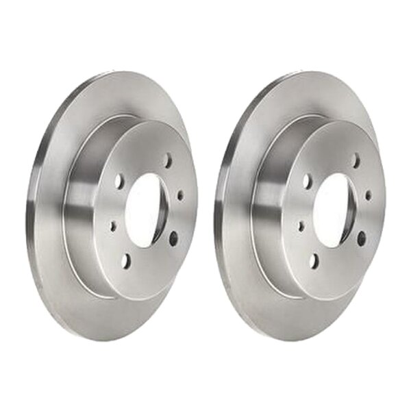 2 brake discs full Ø 236 mm 10 mm BREMBO for e.g. MITSUBISHI CARISMA