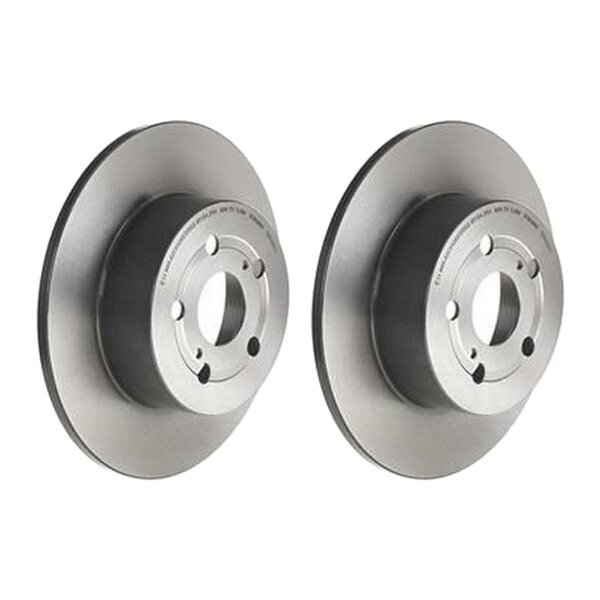 2 brake discs full Ø 271 mm 10 mm coated BREMBO for TOYOTA AVENSIS and others