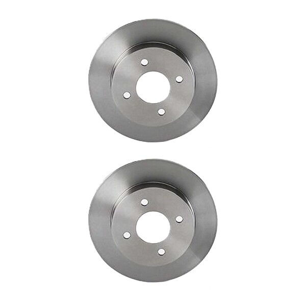 2 brake discs full Ø 240 mm 7 mm BREMBO suitable for NISSAN MICRA