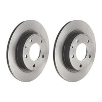 2 Bremsscheiben voll Ø 261 mm 10 mm beschichtet...