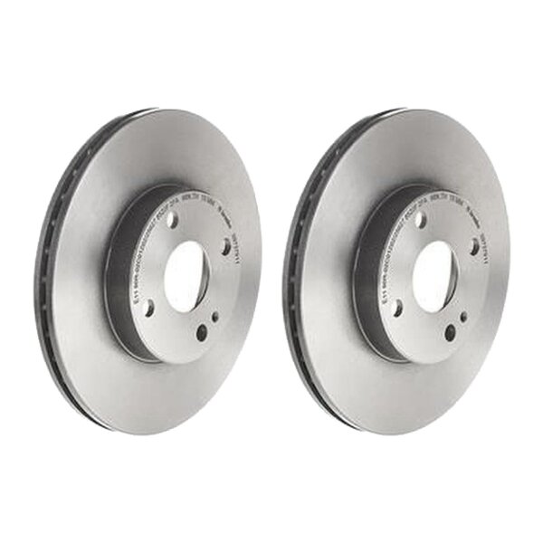 2 brake discs ventilated Ø 255 mm 20 mm BREMBO for e.g. MAZDA MX-5
