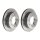 2 brake discs ventilated Ø 312 mm 18 mm BREMBO for TOYOTA LAND and others