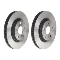 2 brake discs ventilated Ø 296 mm 28 mm BREMBO for...