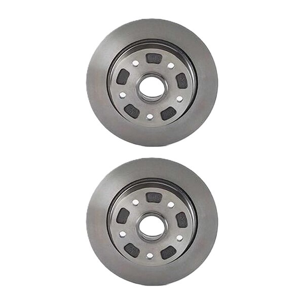 2 brake discs full Ø 259 mm 10 mm BREMBO suitable for MAZDA 626