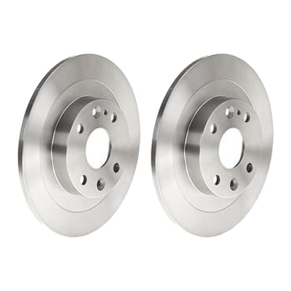 2 brake discs full Ø 250 mm 9 mm BREMBO suitable for e.g. MAZDA 323