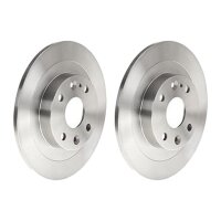 2 brake discs full Ø 250 mm 9 mm BREMBO suitable...