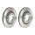 2 brake discs ventilated Ø 314 mm 24 mm BREMBO for e.g. MITSUBISHI PAJERO