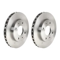 2 brake discs ventilated Ø 256 mm 24 mm BREMBO for...