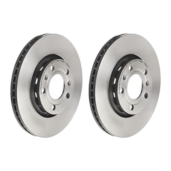 2 brake discs ventilated Ø 280 mm 22 mm coated BREMBO for AUDI A8 and others